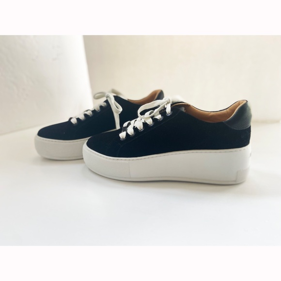 NWOT J Slides MAYA Women's Leather and Suede Platform Sneaker - Picture 5 of 9